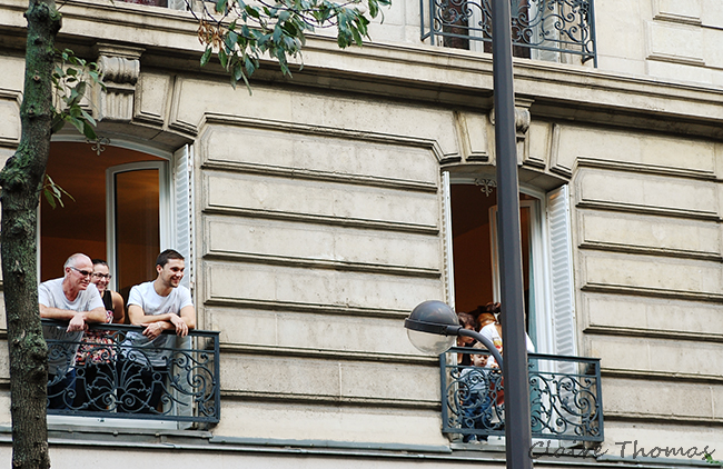 Paris window watching