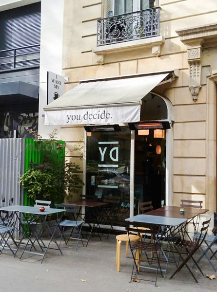 You Decide Paris cafe