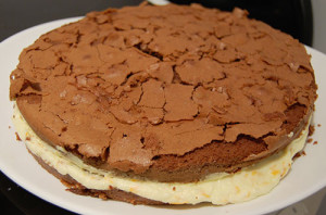 Chocolate cake crust