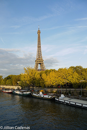 Eiffel Tower river