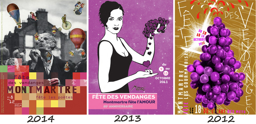 Paris vineyard posters