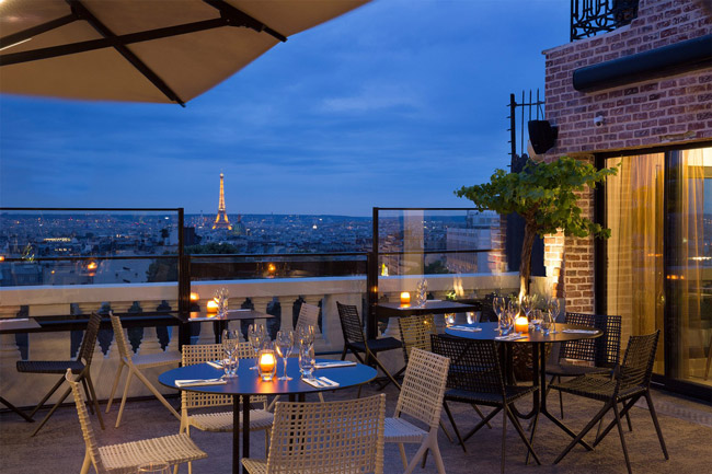 Eiffel alternative rooftop terrace