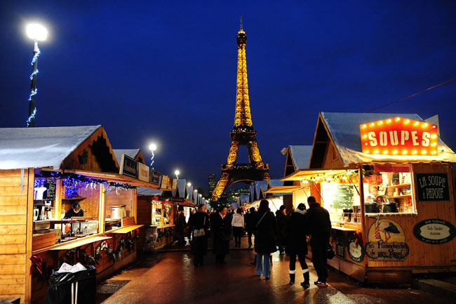 Paris Eiffel Tower market