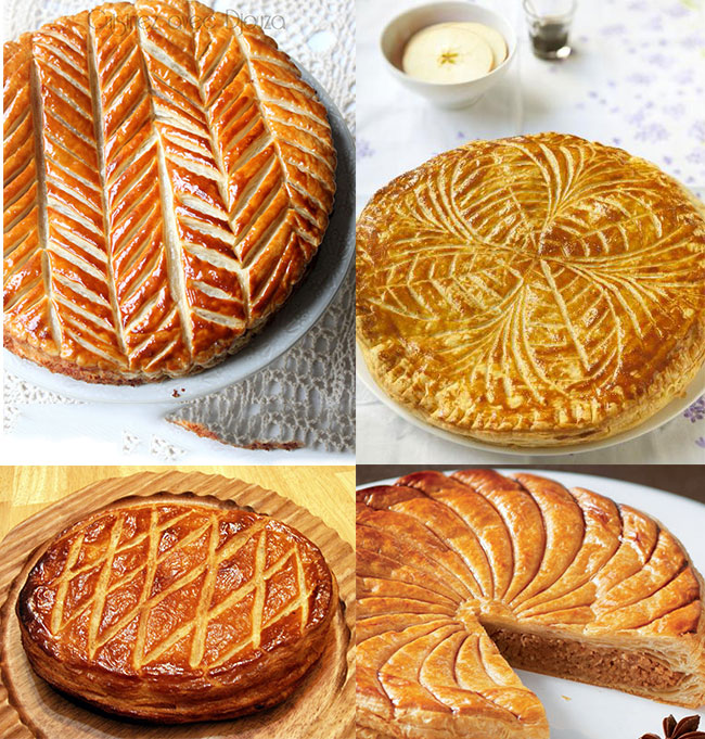 galette des rois puff pastry scoring designs