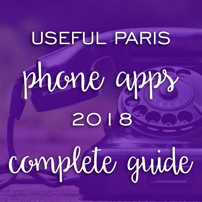 Complete guide useful apps for Paris